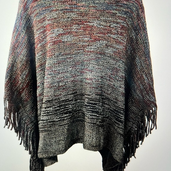 H.o.p.e. Woman Black Marled Tassel Showl, Size One Size - Picture 5 of 6